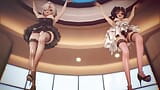 MMD R-18 Аниме-девушки сексуально танцуют (клип 48) snapshot 6