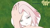 EM PRIMEIRO PLANO - SAKURA DANDO A SASUKE UM BOQUETE (HENTAI NARUTO) snapshot 7