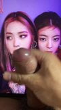 210515  ITZY Shin Ryujin and Lia (Choi Ji-Su) Cum Tribute snapshot 2