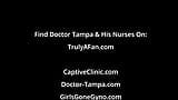 2 asistente dau Aria Nicole orgasme multiple în timpul orgasmului de cercetare în timp ce doctorul Tampa documente cu o cameră la HitachiHoescom snapshot 1