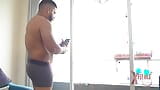 Young submissive delivery girl is subdued by Peruvian muscle-bound hunk snapshot 2