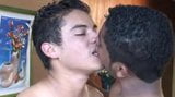 Lustful  latino mates creamy sex. snapshot 3