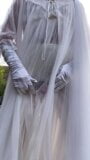 Wedding Bride cumshot lingerie snapshot 1