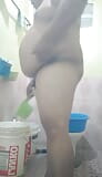 Chubby filipino daddy taking a bath and using panty for work snapshot 16