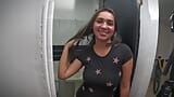 Shy ass gets fucked in the bathroom with creampie finish snapshot 1