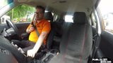 UK driving student riding instructor with ass snapshot 1