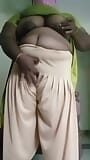 Indian aunty dress in the bedroom snapshot 5