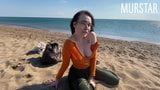 Public beach blowjob snapshot 6