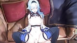 Compilation 3D : Genshin Impact Yae Miko Eula, missionnaire, Chevauchage de bite, hentai non censuré snapshot 7