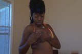 Black girl jerking her neighbours step son snapshot 1