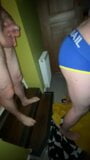 Getting pissed on in jock by daddy snapshot 2