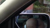 Blowjob awam eboni dalam kereta pada waktu siang snapshot 10