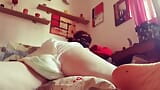 Dirty diaper hot masturbation on top of a pillow snapshot 13