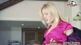 GERMAN BLONDE FUCKED IN HER PINK DRESS snapshot 2