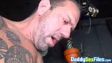 Tattooed muscular Sean Duran sucks daddy Vic Rocco fat dick snapshot 14