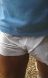 hot man show his hot big dick outdoor snapshot 7