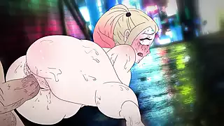Харли Куинн трахается с Джокером! Аниме хентай 2d ( мультяшное ...