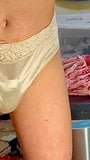 Playing in satin panties snapshot 4