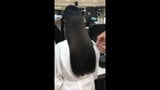 AJ Lee gets a permanent short haircut! She allowed it! snapshot 1