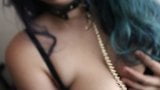 Kitten Play in my Gold Chain Collar from TheSexBoutique snapshot 2