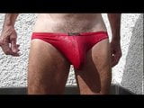 Wet red thong snapshot 10