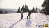 HUNT4K. If the Husband is the Loser, Wife Fucks any Skier snapshot 3