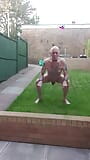 Naked Piss In The Garden snapshot 2