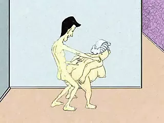 Free watch & Download Sexy Anal Granny and Squirt! Animation!