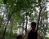Slutty Italian milf gets fucked in the woods by her cousins snapshot 12