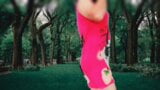 Public park sexy dancer ladyboy male to female crossdresser snapshot 2