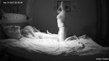 Teenage Amateur Couple Has Sex on Night Vision Hidden Camera snapshot 6