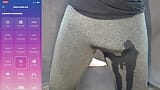 Huge hands free cumshot in through pants snapshot 4