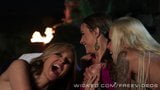 Hot lesbian milf party by the pool snapshot 1