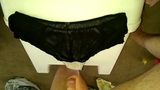 Spunking on the wifes size 24 knickers snapshot 6