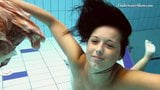 Krasula Fedorchuk hairy babe in the pool snapshot 14