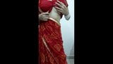 Desi Indische Bhabhi videochat met geheime minnaar snapshot 3