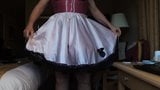 Sissy Ray in Pink Sissy Dress and petticoat snapshot 6