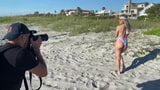 Tay Conti aka wwe nxt Taynara Conti photoshoot on the beach snapshot 13