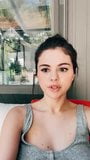 Selena Gomez January 2021 selfie, cleavage snapshot 5