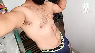 Indian Gym Trainer Showing His Hairy Body Bulge Big Cock and Big ...
