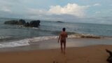 Indian twink nude in public on the beach snapshot 1