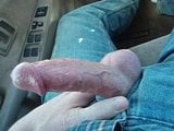 My cock out in the car snapshot 3