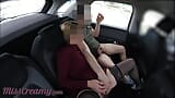 Dogging My wife in a public parking lot jerking and sucking my cock while a voyeur watches us P2 - MissCreamy snapshot 8