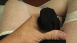 Cumming in black nylons snapshot 1