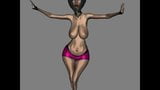 CGI танцовщица живота, 3D snapshot 2