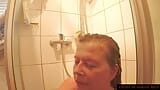 Horny Masturbation, Pee and BJ of a big Dick under Shower - Little Sunshine MILF snapshot 14