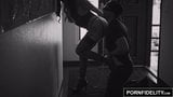 PORNFIDELITY Amber Ivy Chained Up and Choking on Cock snapshot 4