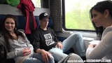 Foursome Sex in Public TRAIN snapshot 3