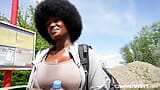 Czech Streets 152: Quickie with Cute Busty Black Girl snapshot 4