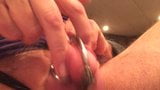 Sounding with chastity cage and masturbating snapshot 4